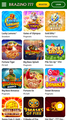 Brazino777 Casino Mobile Games