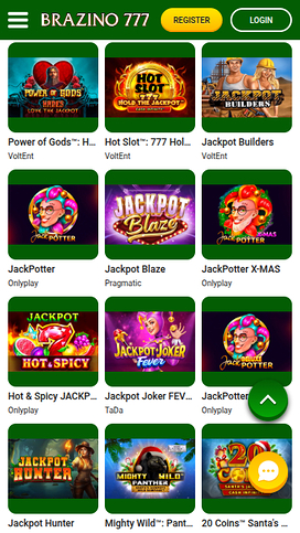 Brazino777 Casino Mobile Jackpot