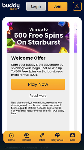 Buddy Slots Casino Mobile Promotions