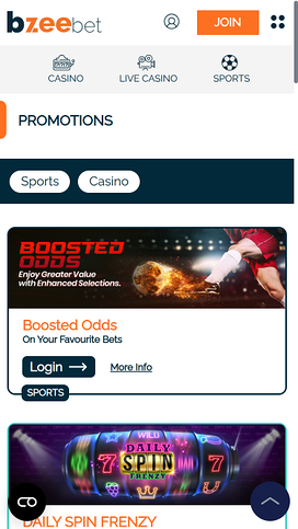 Bzeebet Casino Mobile Promotions