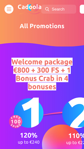 Cadoola Casino Mobile Promotions