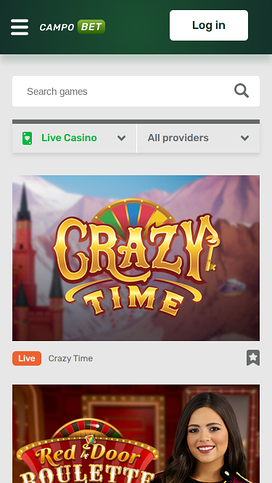 Campobet Casino Mobile Live Dealer