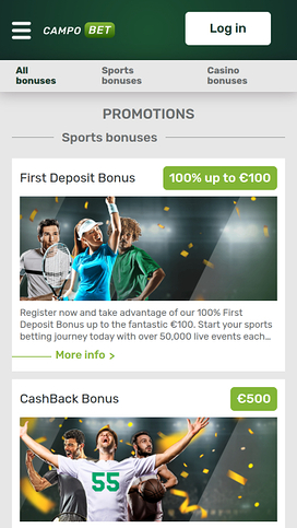 Campobet Casino Mobile Promotions