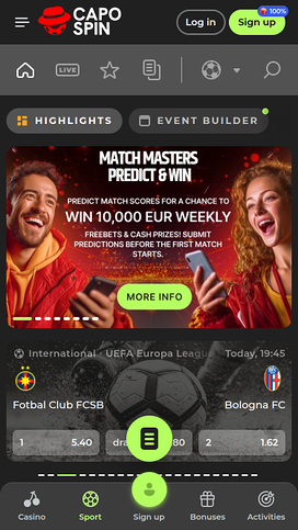Capospin Casino Mobile Sports Betting