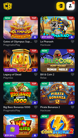 Juegos móviles de Casabet Casino