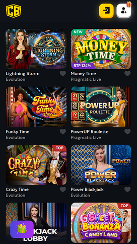 Casino en vivo móvil de Casabet