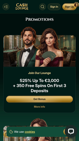 Cash Lounge Casino Mobile Promotions