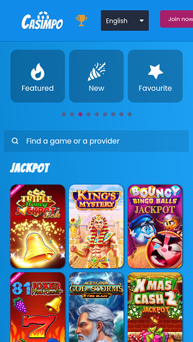 Casimpo Casino Jackpot Mobile