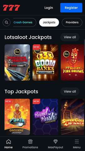 Casino 777 Mobile Jackpot