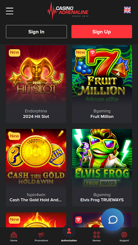 Casino Adrenaline Mobile Games