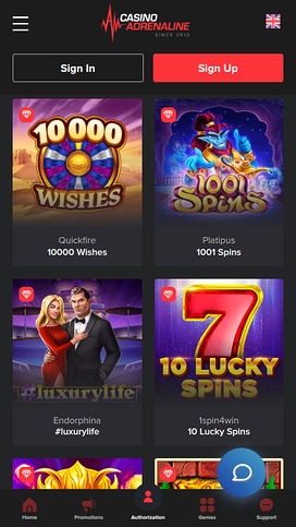 Casino Adrenaline Mobile Jackpot