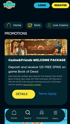 Casino And Friends mobilens kampanjer