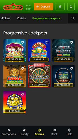 Casino Classic Mobile Jackpot
