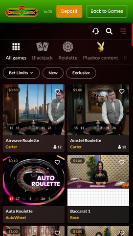 Casino Classic Mobile Live Dealer