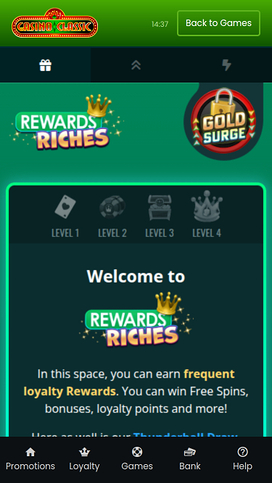 Casino Classic Mobile Rewards Riches