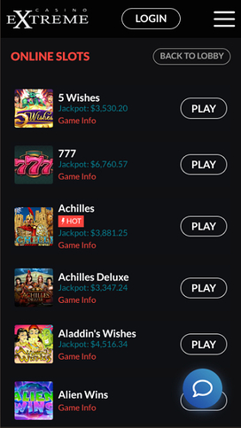 Casino Extreme Mobile Games