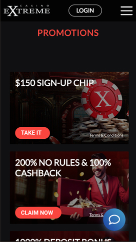 Casino Extreme Mobile Promotions