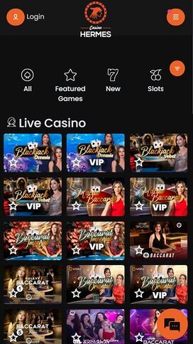 Casino Hermes Mobile Live Dealer