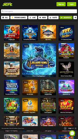 Casino JEFE Mobile Jackpot