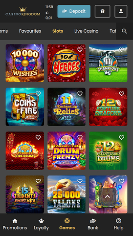 Casino Kingdom Mobile Games