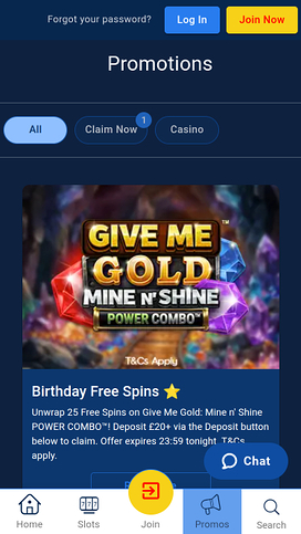 Casino of Dreams Mobile Promotions