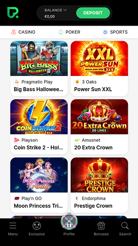 Casino Pokerdom Mobile Games