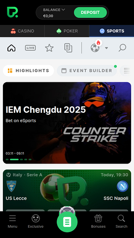 Casino Pokerdom Mobile Sports