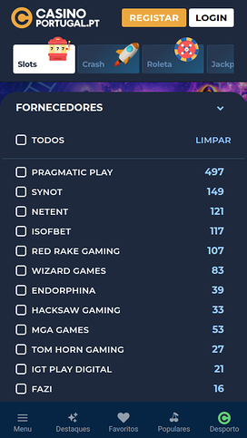 Casino Portugal Mobile Game Developers