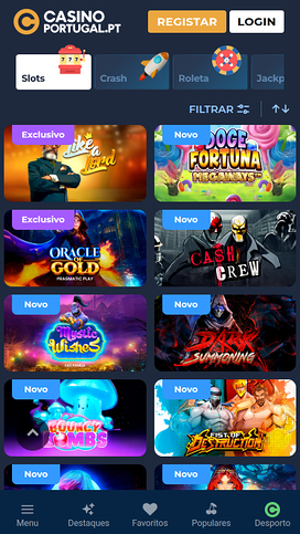 Casino Portugal Mobile Games