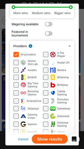 Casino X Mobile Game Developers