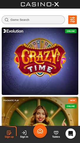 Casino X Mobile Live Dealer