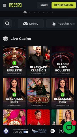 Casino999 Mobile Live Dealer