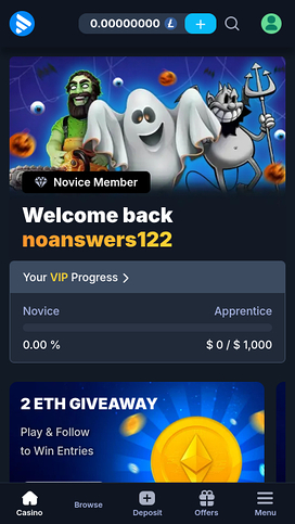 Casinobet Mobile Homepage