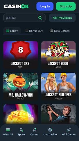 CasinOK Mobile Jackpot