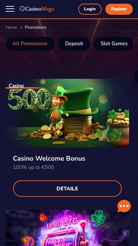 Casinomega promotions mobile