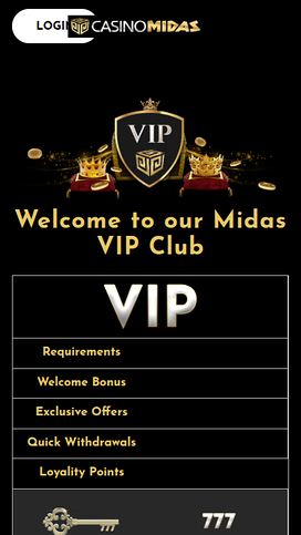 Casino Midas Mobile VIP Program