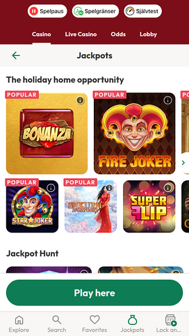 Casinostugan Jackpot Mobile