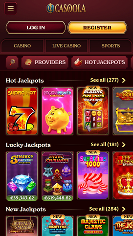 Casoola Casino Jackpots