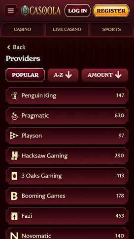 CasoolaCasino Mobile Game Developers