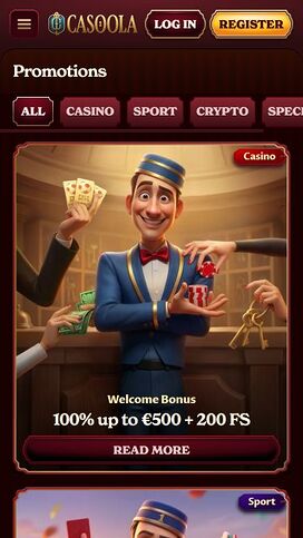 CasoolaCasino Mobile Promotions