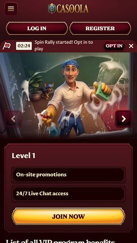 CasoolaCasino Mobile VIP Program