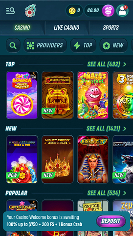 Caspero Casino Games Mobile