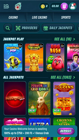 Caspero Casino Jackpot Mobile