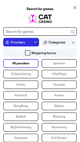 Cat Casino Game Developers Mobile