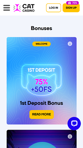 Cat Casino Promotions Mobile