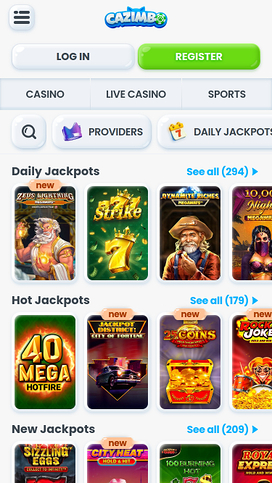 Cazimbo Casino Jackpot Mobile