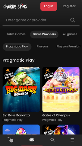 Cherry Spins game developers mobile