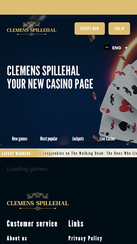Clemens Spillehal Homepage Mobile