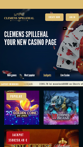 Clemens Spillehal Jackpot Mobile