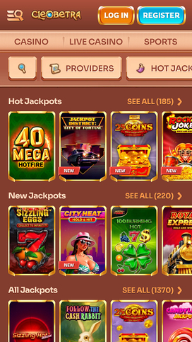 Cleoberta Casino Jackpot Mobile